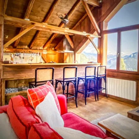 New Chalet Amy Mountain View W Hot Tub * Courchevel